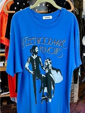 Fleetwood Mac 'Rumours' Graphic Tee - Blue